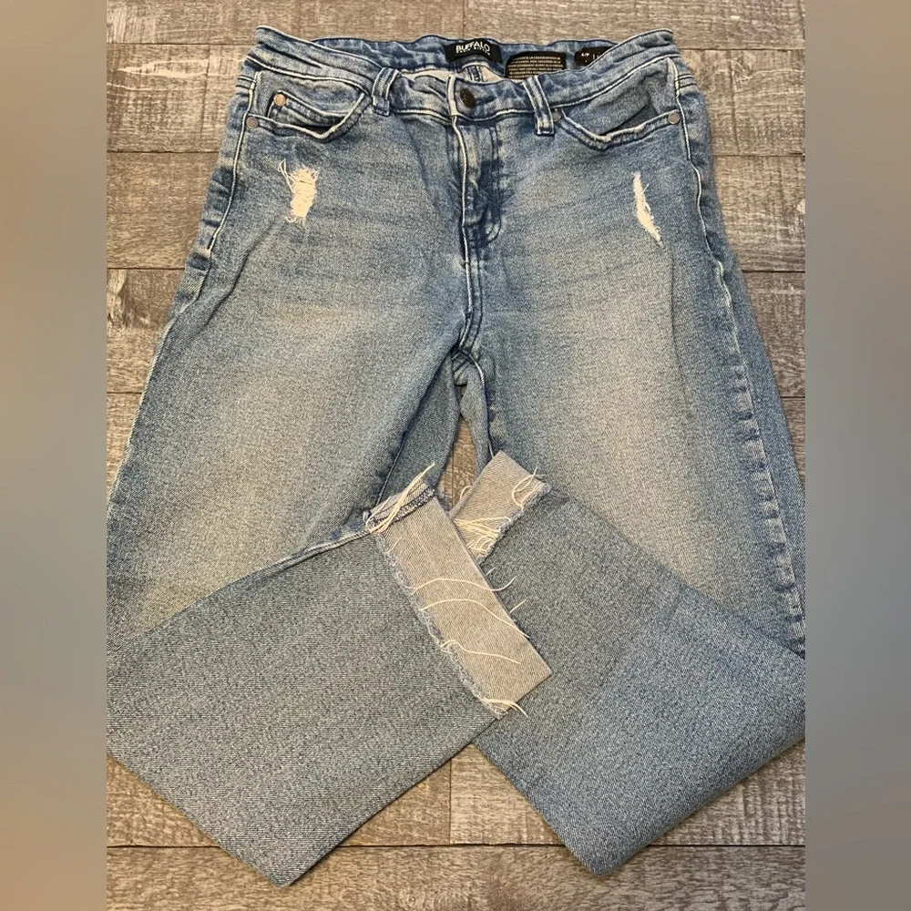 Buffalo David Bitton Straight Cuffed Vintage Jeans - Picture 10 of 13